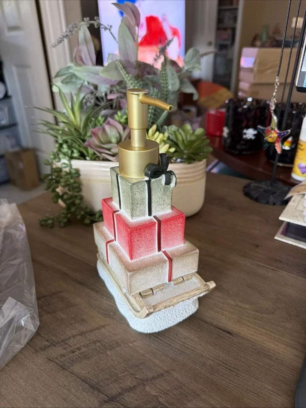 Avanti Holiday Countdown Soap/Lotion Dispenser
